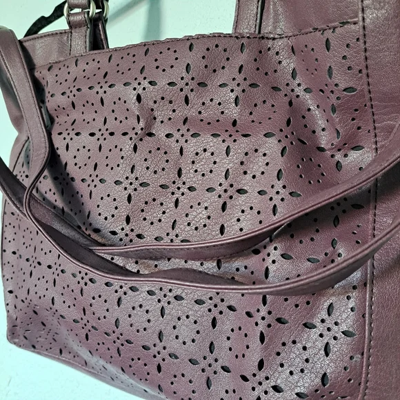 Purple Relic Large Shoulder Handbag - Picture 2 of 5